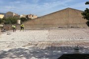 Actualmente se trabaja en el hormigonado de esta zona del Parque 'El Canico'.