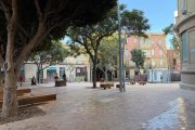 La Plaza del Educador, abierta al público tras las obras de remodelación del Paseo de Almería.