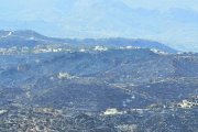 Terrenos calcinados por el incendio de Bédar y Los Gallardos