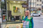 Josefina Álvarez, la vendedora de la ONCE que ha dado un cupón premiado con 35.000 euros.