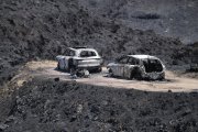 Incendio en la provincia de Almeria entre los pueblos de Bedar y los Gallardos.