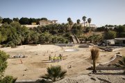 Las obras del Parque de la Vida de Huércal-Overa alcanzan ya el 50% de su ejecución.