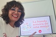María José Padilla promocionando su nuevo taller formativo.