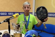 Liberto Amate empezó a jugar a tenis playa con 6 años en el Cabo de Gata y ya es uno de los mejores del mundo en la arena.