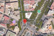 Localización en Google Maps de la antigua Plaza Emilio Pérez.