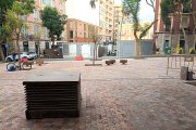 Lo que era la histórica Plaza del Educador, hoy convertida en una cuesta sin alma.