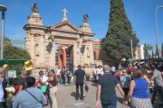 Fotografía de archivo de la entrada del Cementerio de San José de Almería capital.