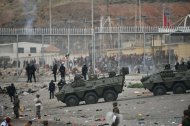 El Ejército entra en Ceuta.