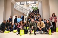 Recepción de los estudiantes italianos por el CEIP Divina Infantita en el Ayuntamiento.