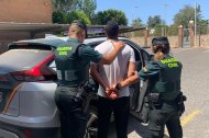 Imagen de la detención de la Guardia Civil.