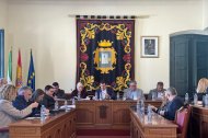 Imagen del pleno en el Ayuntamiento de Níjar.