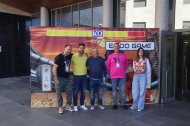 Los organizadores de 'Ejido Game 2026' en el fotocol.
