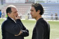 Filippo Vito di Pierro (I) y Fran Ruiz Casares, entrenadores del Eldense en 2017