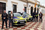Vehículos de la Policía Local de Huércal-Overa.