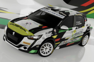 Este será el Peugeot 208 Rally4 que va ha utilizar a lo largo de la temporada.
