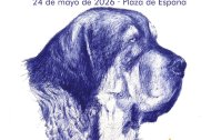 Cartelde la exposición canina.