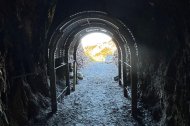Imagen del túnel minero de Villaricos
