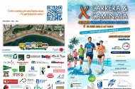 Cartel de la carrera.