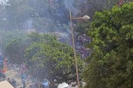 Vecinos denuncian lanzamientos.