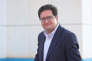 El ministro Óscar López, fotografiado esta semana después de participar en un Curso de Verano de la UAL en Roquetas de Mar.