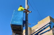 Huércal-Overa continúa instalando cámaras de videovigilancia con inteligencia artificial.