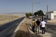 Obras en Pueblo Blanco para mejorar los caminos rurales.