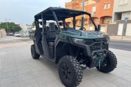 El UTV de la firma asiática combina un motor tricilíndrico de 90 CV, seis plazas y una gran capacidad de carga.