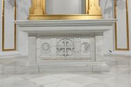 Imagen del nuevo altar del Santuario del Saliente, que abrirá de nuevo el próximo 6 de septiembre.