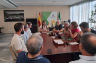 El Comité Ejecutivo de ASAJA Almería ha mantenido una reunión de trabajo con la delegada de Agricultura, Pesca, Agua y Desarrollo Rural en Almería, Aránzazu Martín