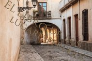 Calle Marín y al fondo la plaza vieja en los años 50