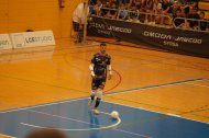 El portero de El Ejido Futsal durante un partido de esta temporada.