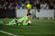 Áron Yaakobishvili fue el mejor del Almería. Sostuvo a sus compañeros en Castellò para lograr la remontada en la prórroga por 1-2.
