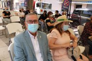 El alcalde de Albox y la decana del Colegio de Graduados Sociales.