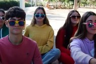Grupo de 4º de ESO cuyo vídeo ha resultado ganador.