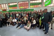 Militantes socialistas almerienses en el congreso andaluz.