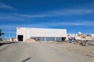 Futuras instalaciones de Consum en Albox durante las obras de construcción.