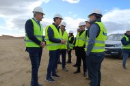 Visita del subdelegado de Gobierno y el alcalde de Viator a las obras del enlace entre la A92 y la A7