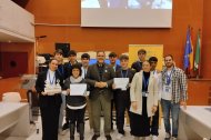 Foto en grupo de los ganadores de la fase provincial.
