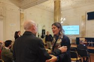 Asistentes al desayuno empresarial organizado en el Círculo Mercantil para tratar el relevo generacional en los negocios familiares de Almería.