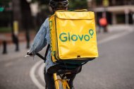 Archivo. Repartidor de Glovo.