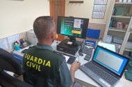 Un agente de la Guardia Civil en una imagen de archivo.