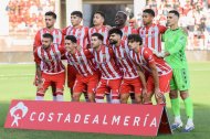 El once del Almería ante el Cádiz.