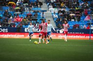 Lopy firmaba un partido gris en La Rosaleda y el Almería se apagó.