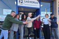 Las Norias celebra el tercer premio del sorteo extraordinario de la Lotería de Navidad.