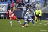 Chirino no brilló en La Rosaleda muy exigido por el Málaga.