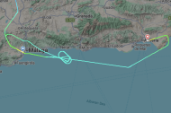 Desvío a Almería del vuelo Londres-Málaga.