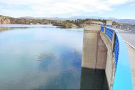 Embalse del Negratín, tras las últimas crecidas.