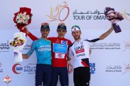 Podio del Tour de Omán.