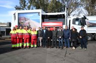 Acto de presentación del nuevo contrato de recogida de basura en Almería con Urbaser.