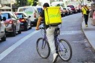Un repartidor de Glovo.